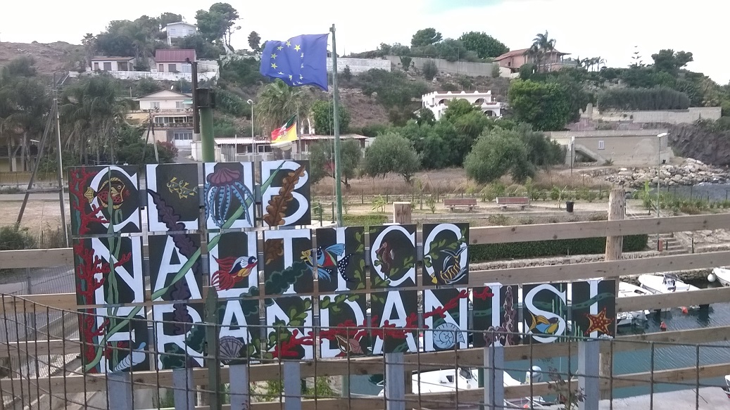 Ceramic Lava Street Sign